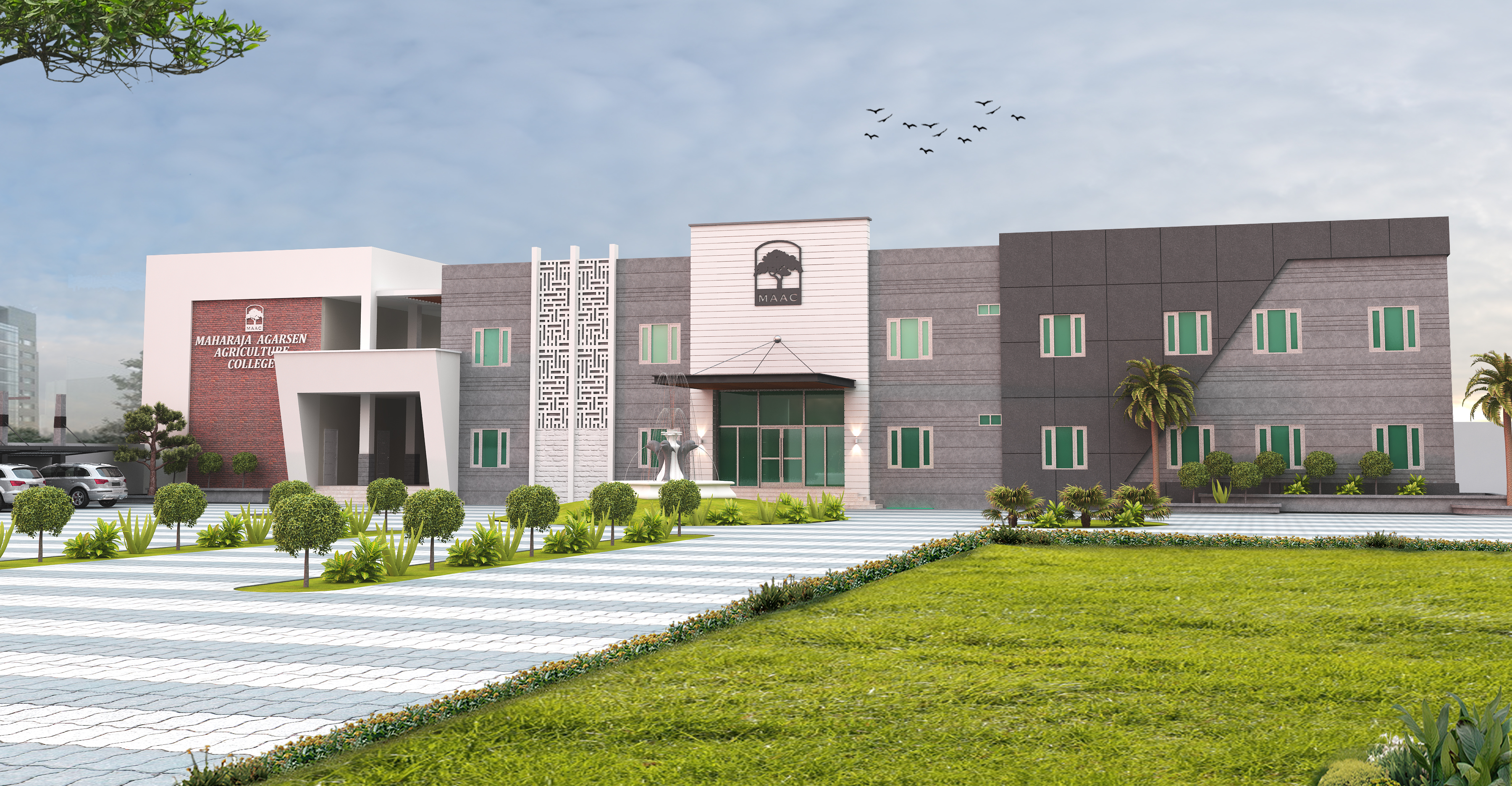 Maharaja Agarsen Agriculture College campus building