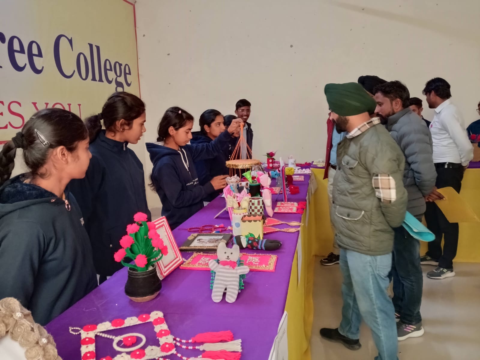 Art And Craft Exhibition at Agarsen Degree College