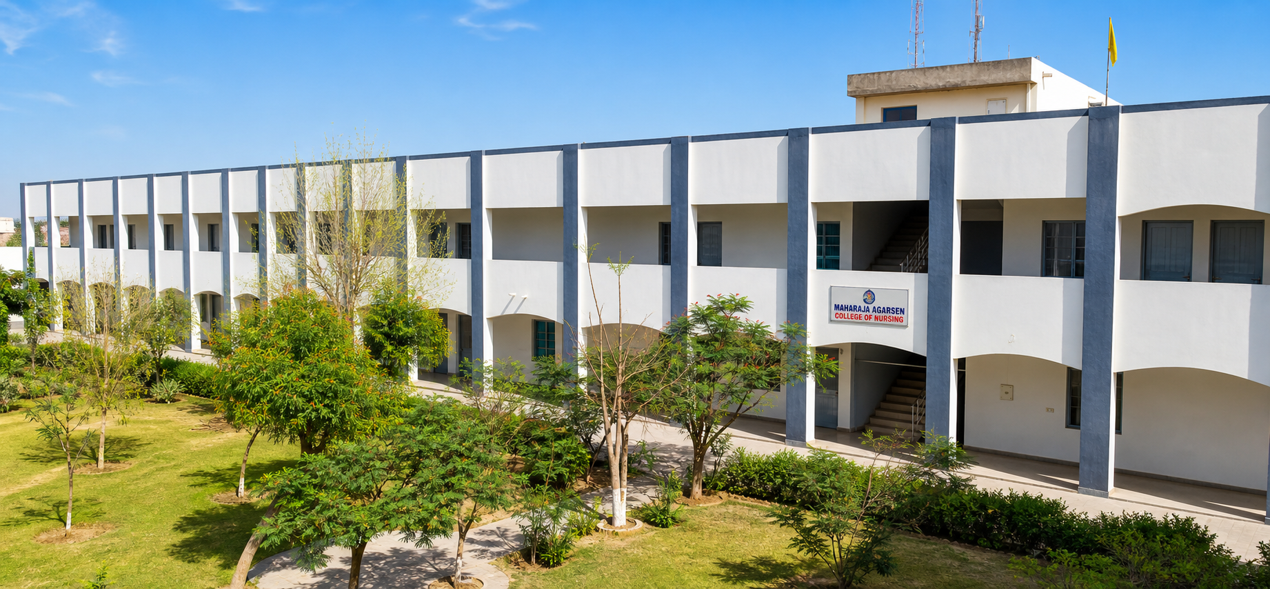 Maharaja Agarsen College of Nursing building